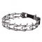 Reliable Black Stainless Steel Husky Prong Collar