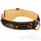 Royal Nappa Padded Hand Made Leather Siberian Husky Collar