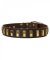 Practical Leather Husky Collar with Brass Plates