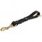 Handmade Braided Leather Husky Pull Tab Leash