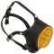 Padded Anti-Barking Leather Siberian Husky Muzzle