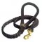 Extra Strong Braided Leather Leash for Siberian Husky