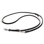 Multifunctional Leather Husky Leash with Stainless Steel Hardware