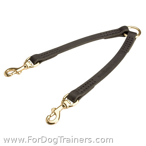 Reliable Leather Siberian Husky Coupler for Walking