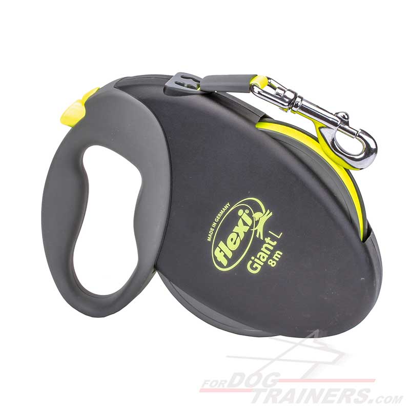 Retractable Siberian Husky Leash with Reliable Braking System