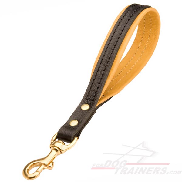 Padded Leather Siberian Husky Pull Tab