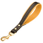 Padded Leather Siberian Husky Pull Tab