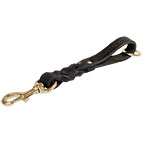 Handmade Braided Leather Husky Pull Tab Leash
